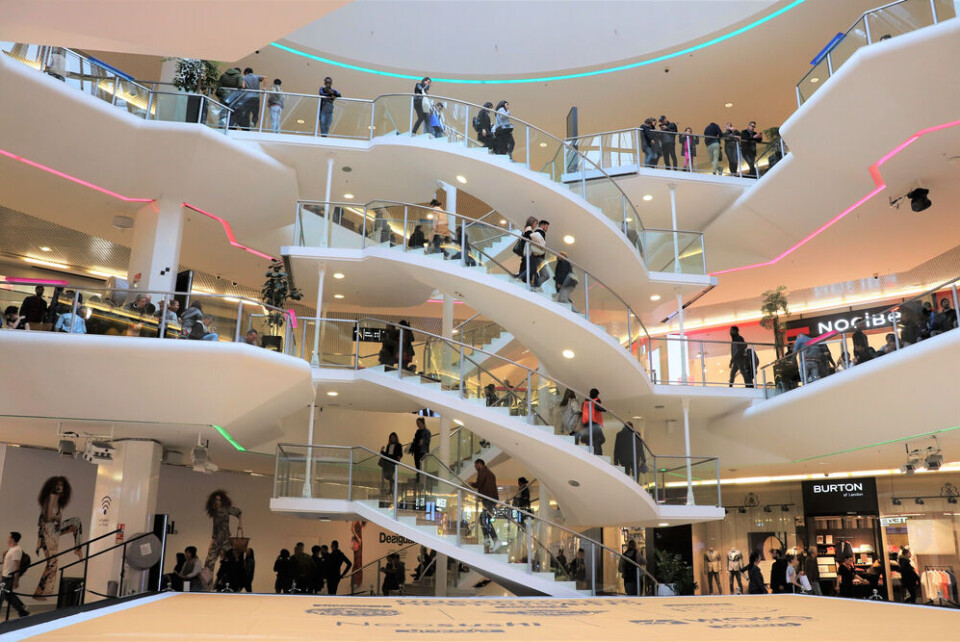 A shopping centre in Lyon