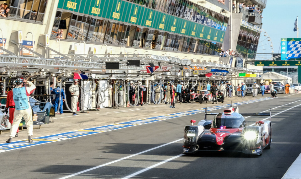 An image from the 24 Hours of Le Mans 2017