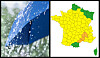 Flood and storm alerts for four departments in southern France