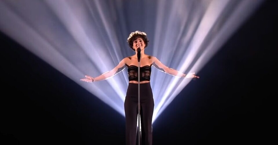 Eurovision Song Contest / YouTube / Screenshot Barbara Pravi sings on stage at Eurovision 2021. Fans celebrate France’s highest-ever score at Eurovision