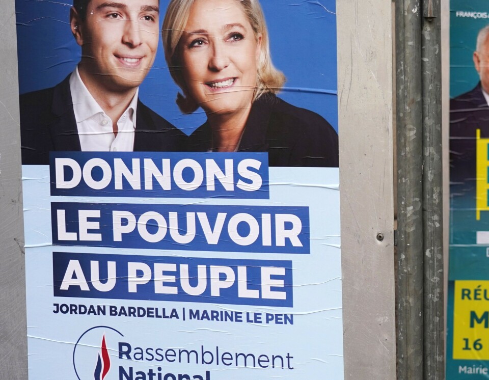 Guillaume Destombes / Shutterstock Marine Le Pen and Jordan Bardella on French official campaign posters for the 2019 European Parliament elections