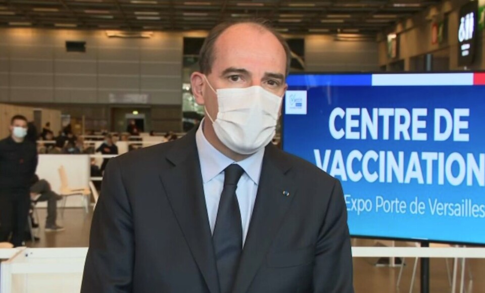 BFMTV / @BFMTV / Twitter Prime Minister Jean Castex speaking to BFMTV during a vaccinodrome visit on May 15. France hits target of 20 million first Covid vaccinations by mid-May with 30 million set for mid-June
