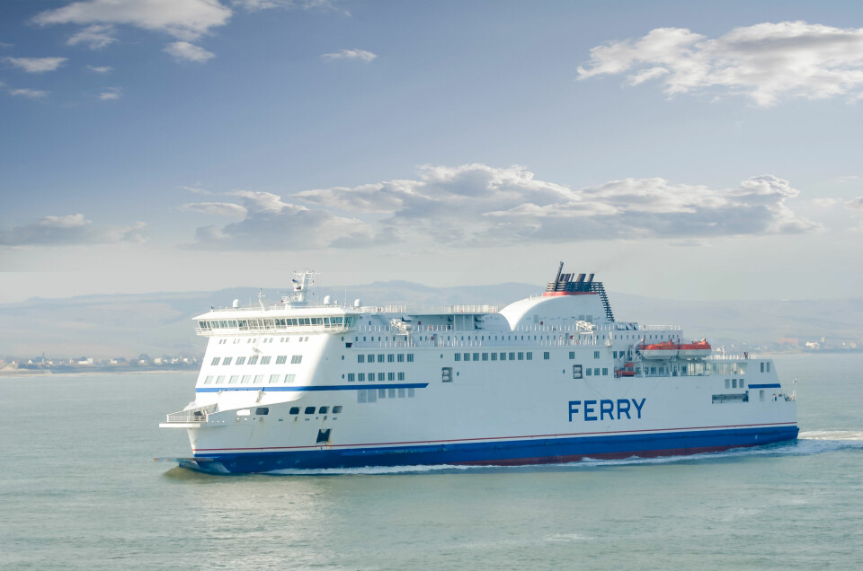 An image of a ferry sailing