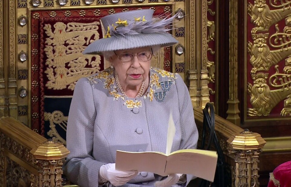 Telegraph Pictures / @TelegraphPics / Twitter Queen Elizabeth II during the Queen's Speech yesterday. French foie gras farmers invite Johnson to visit and not limit sales