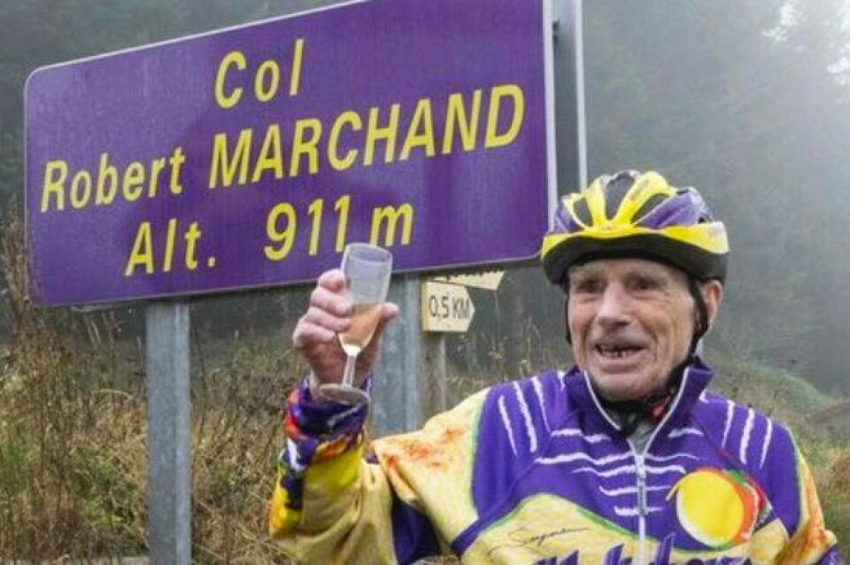 Robert Marchand on the summit named after him in the Ardeche. Tributes paid as French ‘world’s oldest racing cyclist’ dies age 109