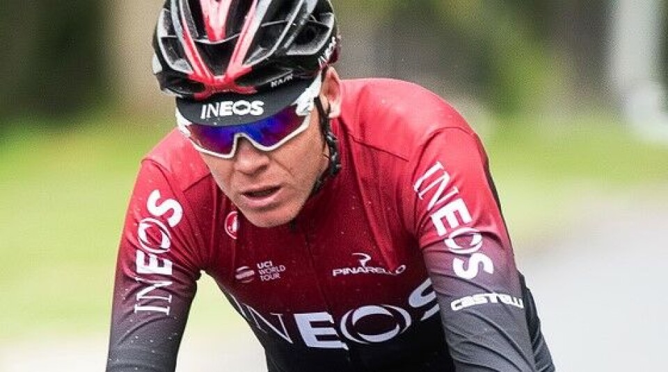 Jonny Wolfe / Shutterstock Chris Froome forTeam Ineos racing in the Tour de Yorkshire stage 2. Chris Froome shares joke after French newsman fails to recognise him
