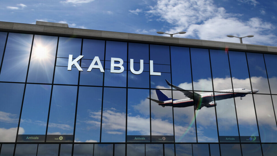 The airport in Kabul. Criticism as mayor of Nice says city will not accept Afghan refugees