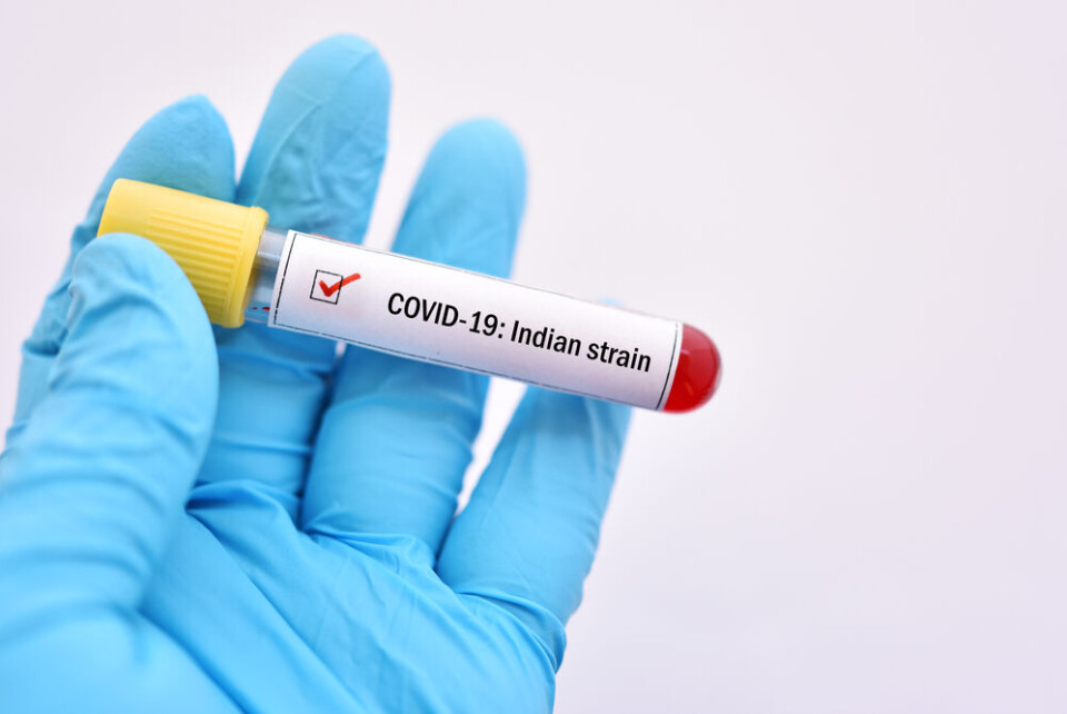 Jarun Ontakrai / Shutterstock A gloved hand holds up a vial of Covid Indian strain. France’s Covid advisors recommend careful watch on UK arrivals