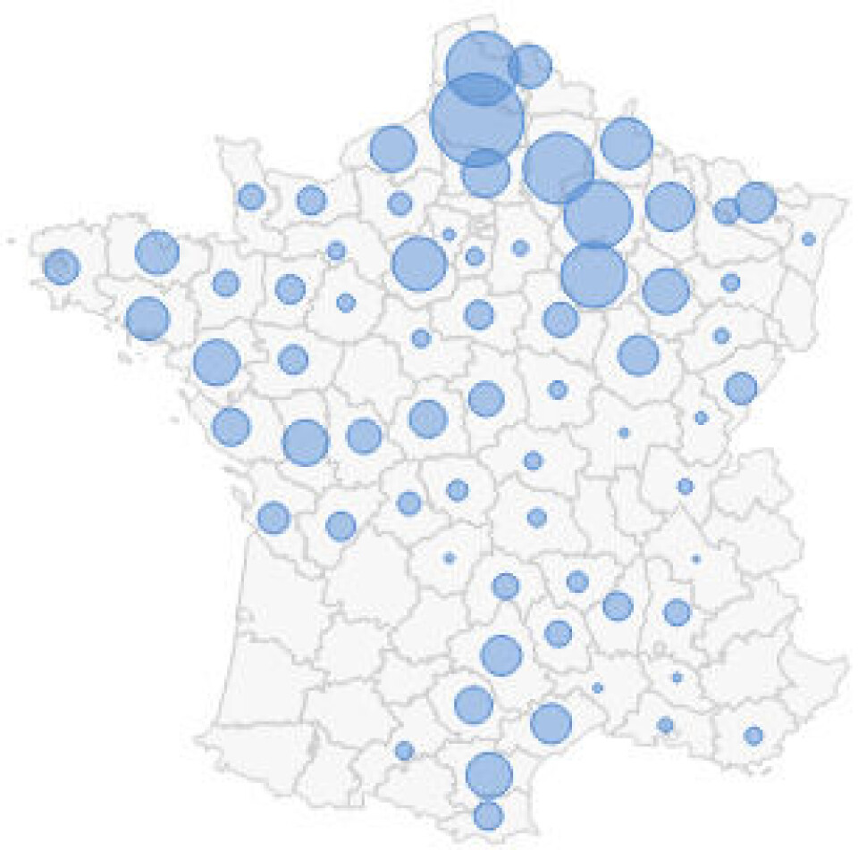 Windfarms in France