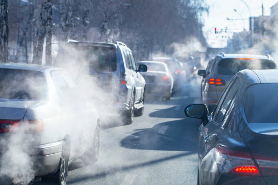 Pollution from car exhaust. French government fined record €10m for inaction on air pollution