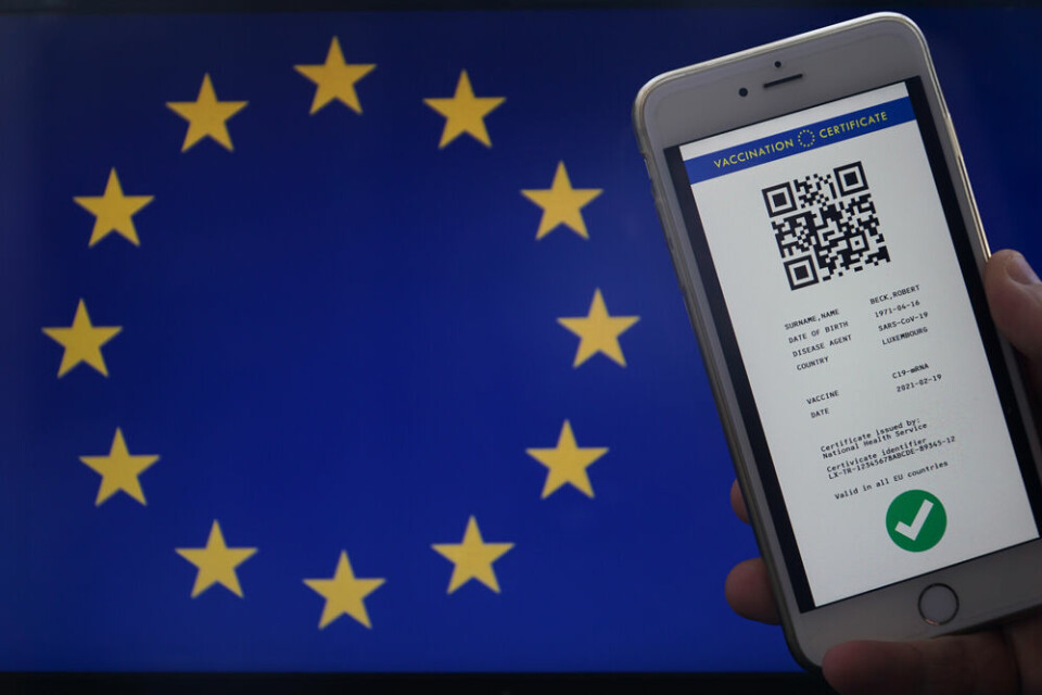 A version of an EU health pass