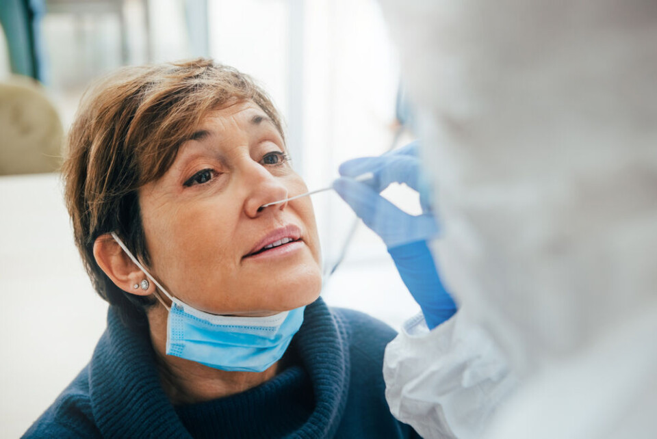 Basilico Studio Stock / Shutterstock Woman getting a PCR test done. Covid France: €49 for a PCR test without prescription from autumn