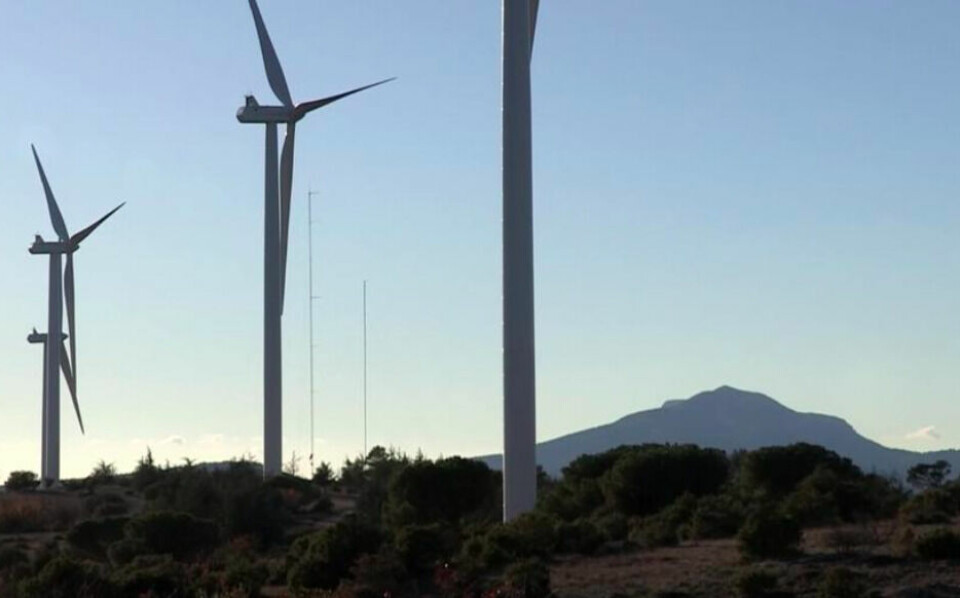 Wind farm near Sainte-Victoire mountain. 'Kafkaesque' row over 22 illegal wind turbines in south France