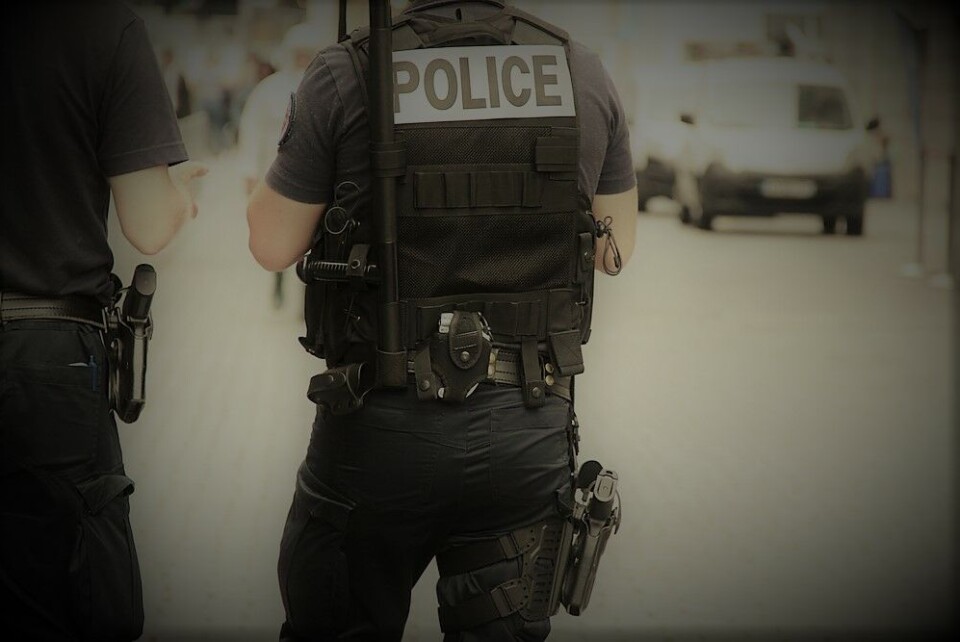 A police officer in France