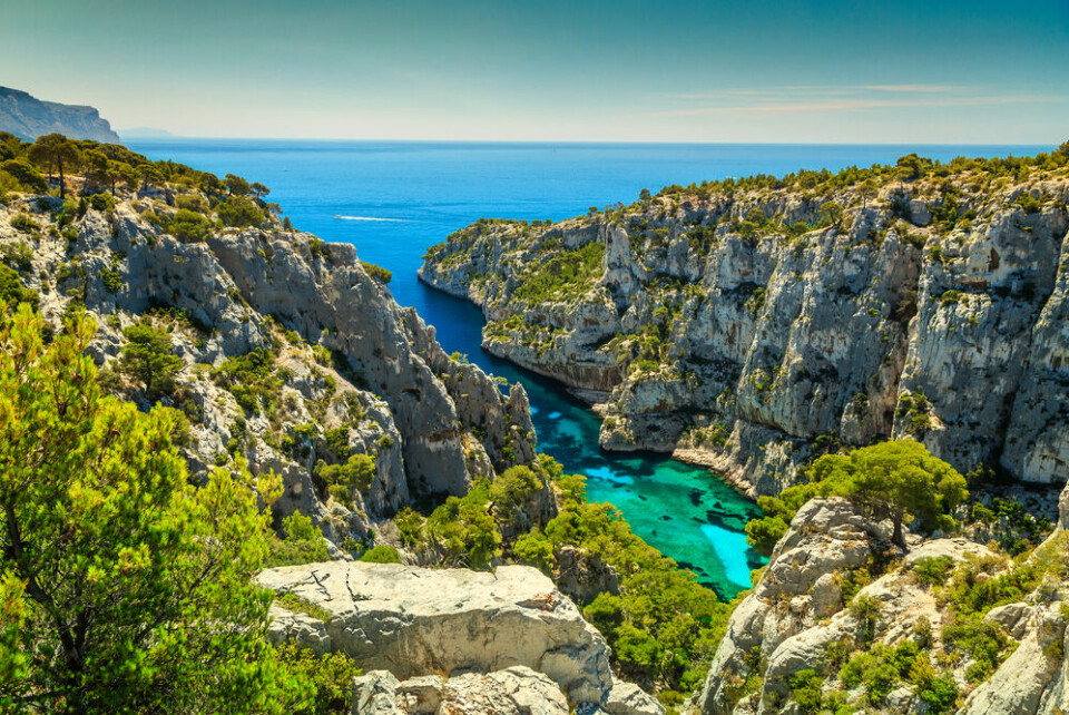 The Calanques National Park in France