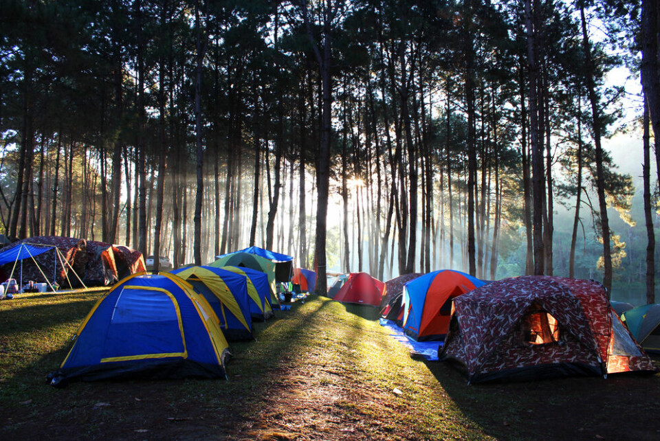 A camp site in France