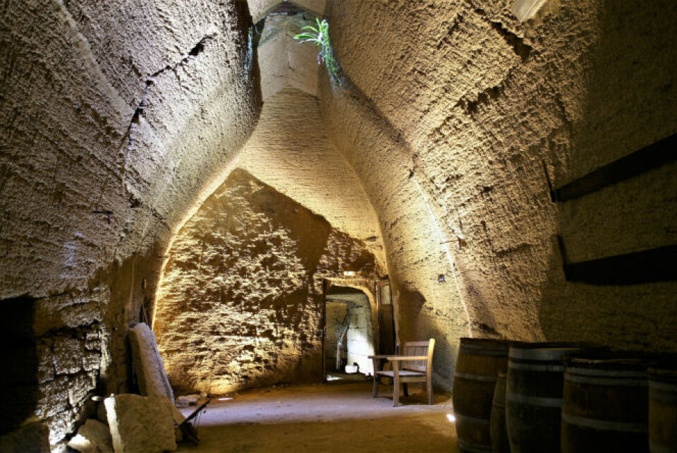 Cathedral vaulted underground quarry