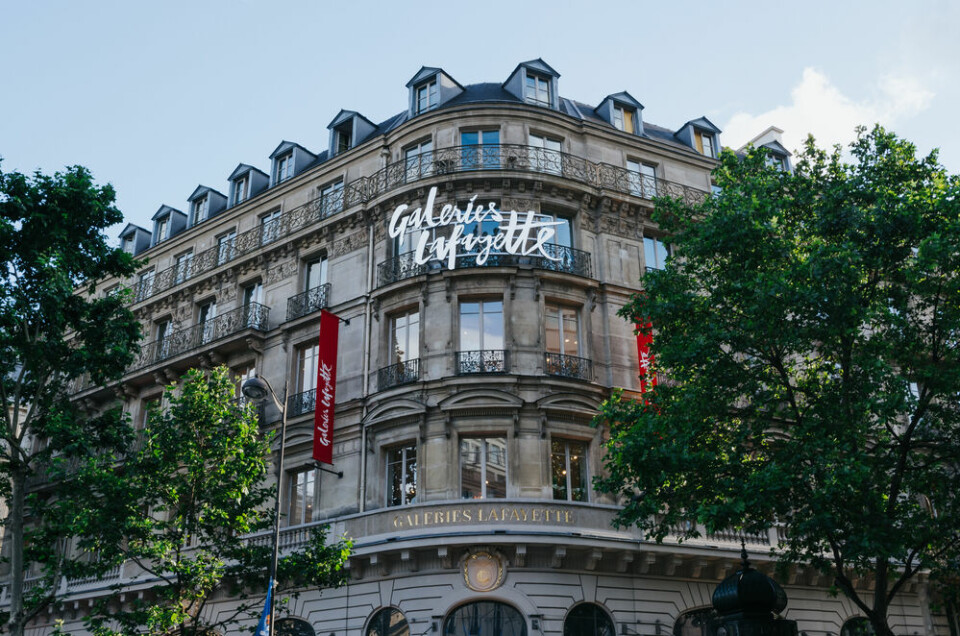 Galeries Lafayette on Boulevard Haussmann. Nine Paris shopping centres to ask for Covid health pass from today