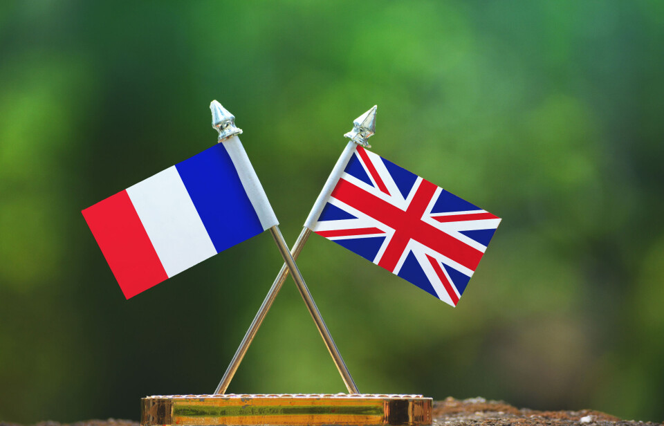 Aritra Deb / Shutterstock UK and France flags