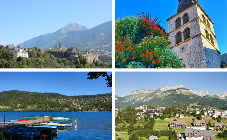 Delpixel / litchi cyril photographe / ranguin remi / Zoe Calvert / Johan from Friesland / Shutterstock A split photo of the four top towns