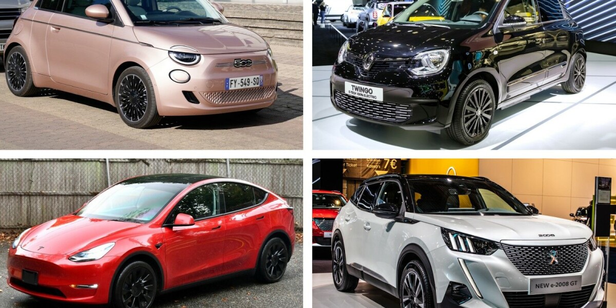 Here is the list of electric cars eligible for aid in france in 2024
