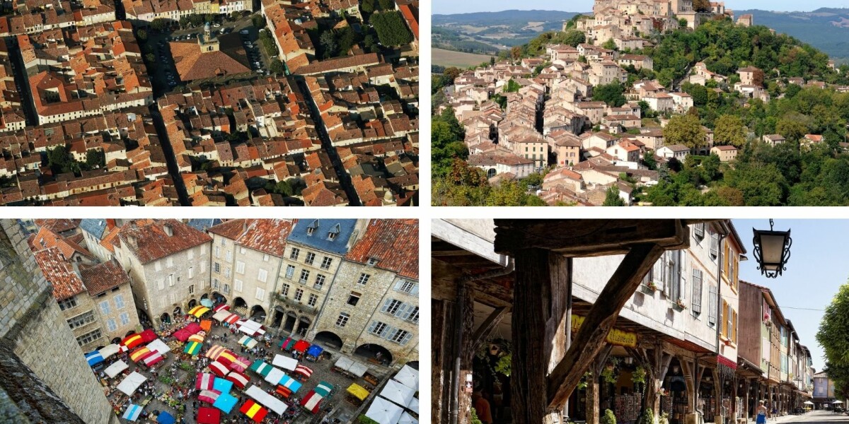 See: the medieval 'bastide' villages of south-west france