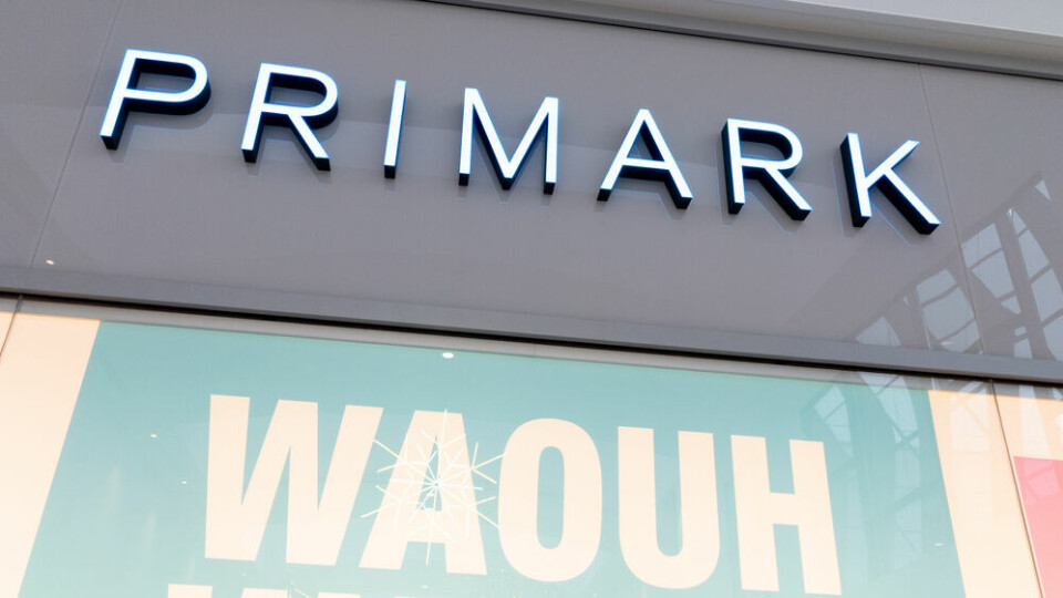 A view of the front of a Primark store in Bordeaux, France