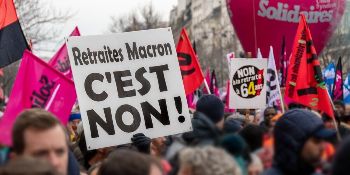 Retirees protest in france: how do pensions compare with us and uk?