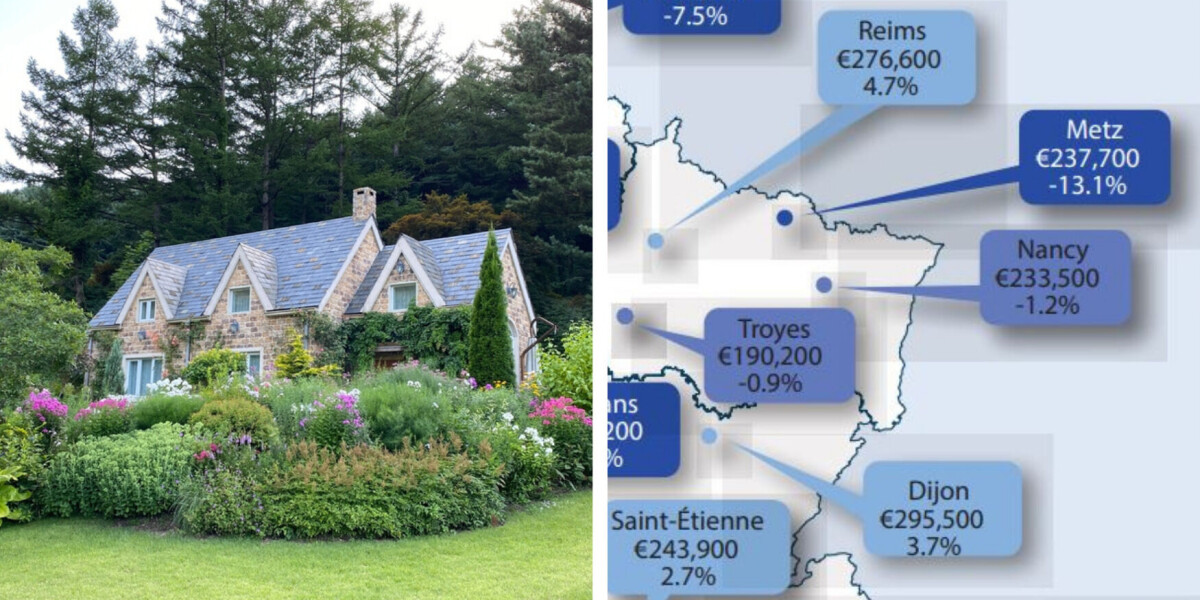 MAP: See house price changes near you in France in new notaire data