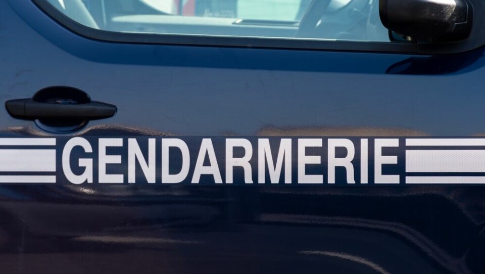 A view of a gendarmerie vehicle in France
