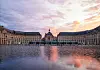 Bordeaux's famous Place de la Bourse, with the Miroir d'Eau in front