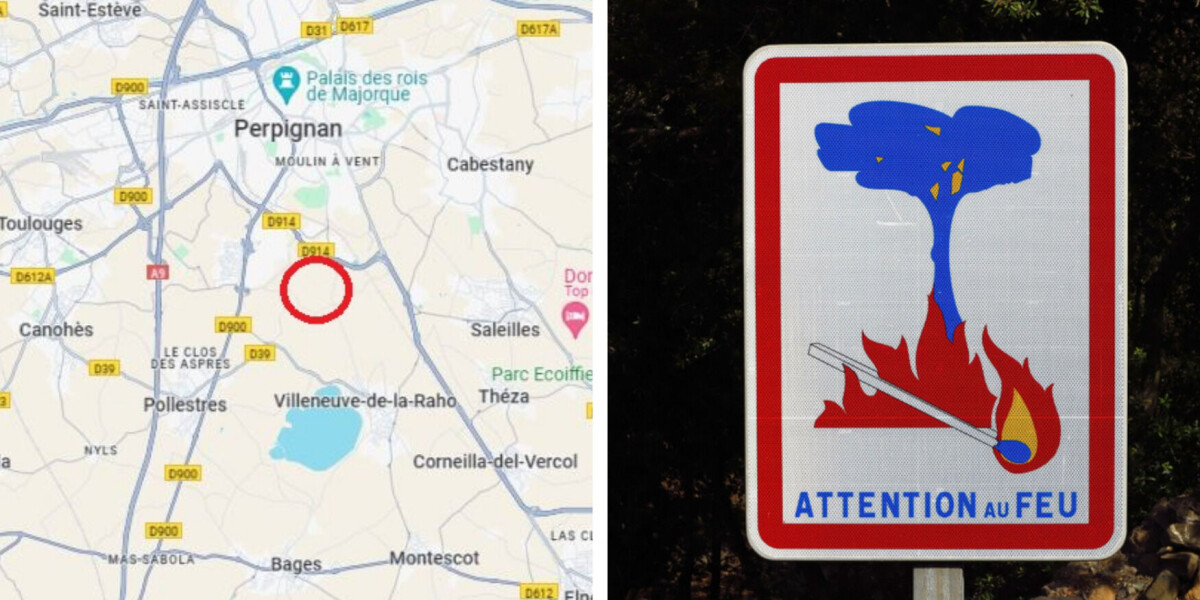 Wildfire strikes in south of france: residents warned to clear land