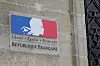An official sign of the French Republic