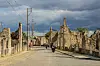 Part of the ruins of Oradour-sur-glane near Limoges