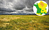 Storm and hail warnings as rain sweeps through France