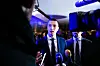 Jordan Bardella, politician form French far-right party Rassemblement National, giving an interview