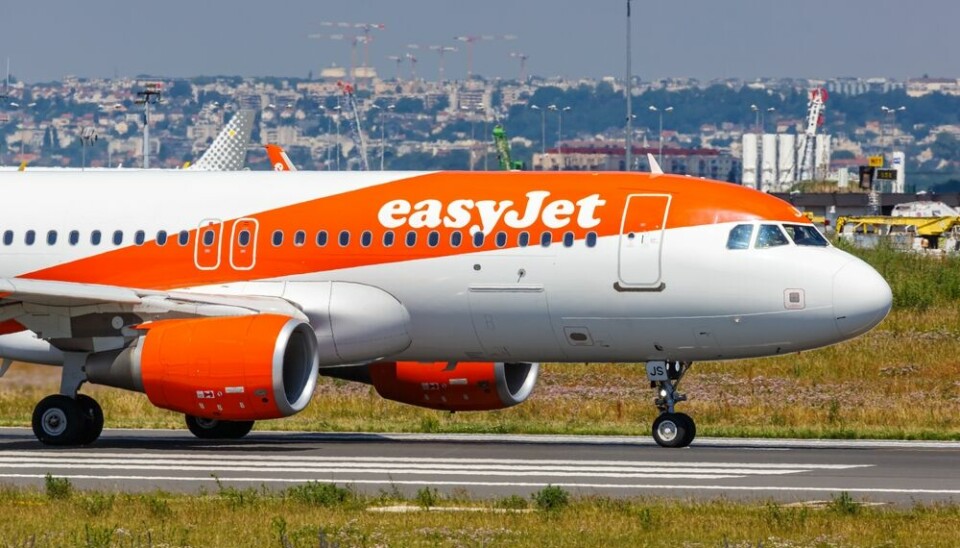 EasyJet plane on runway