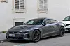 audi e tron gt on a street in Nancy, France: many vehicles recalled due to risk of battery fire