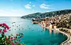 The Mediterranean coast at Villefranche-sur-mer in the south of France