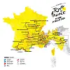 The route of the Tour de France 2024