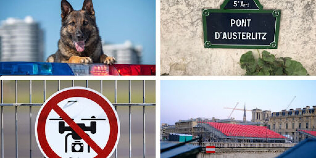 Drones, divers, dogs: the massive job of making paris olympics secure