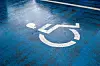 Disabled parking bay