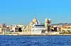 Cruise ship in Marseille harbour