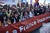 Protesters from far-left party La France Insoumise in Marseille, France