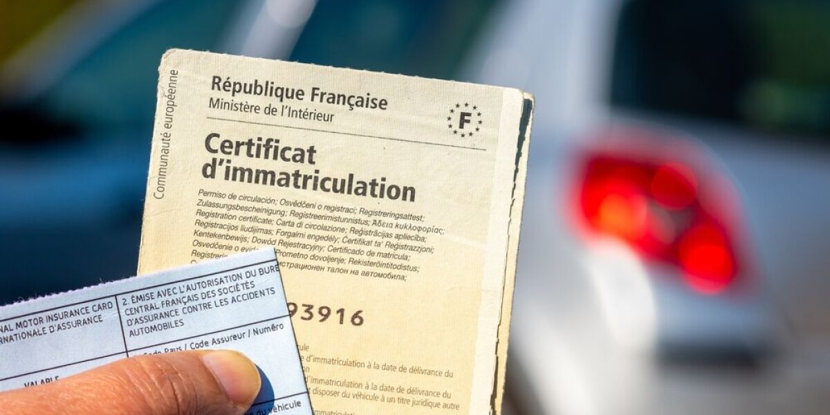 Is it possible to switch french vehicle registration to my name after spouse death?