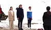 President Macron at a remembrance ceremony to mark the 80th anniversary of the liberation of Natzweiler-Struthof