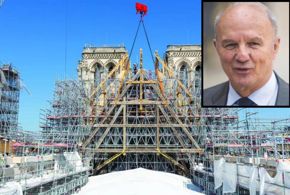 Alexis Komenda C2RMF / Abaca Press Alamy reconstruction of notre dame de paris with General Georgelin inset