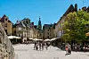 A view of the commune of Sarlat in Dordogne