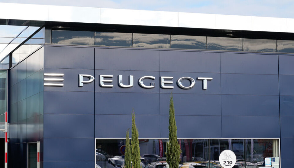 Peugeot dealership in France