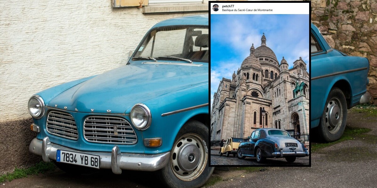 Videos: hundreds of classic cars drive through paris